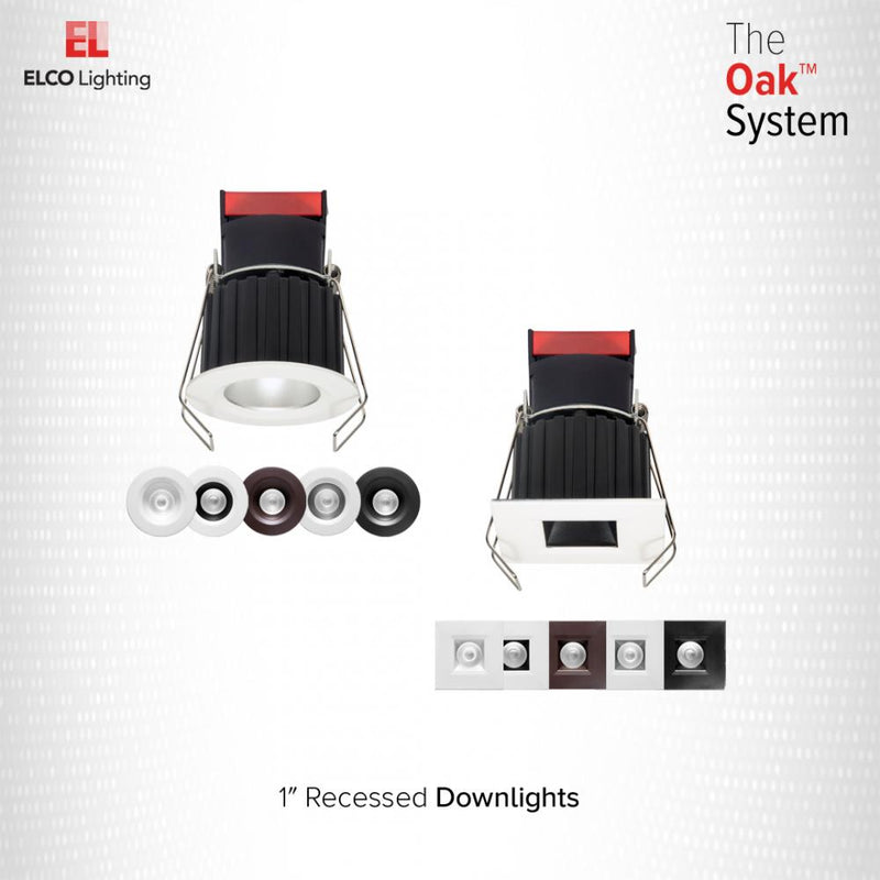 1 in. Square Recessed Oak Downlight
