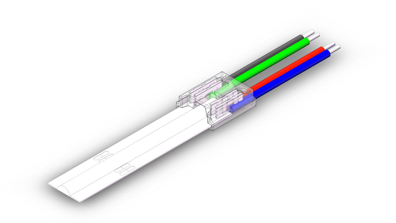 Tira de luces LED HO4 RGB con alimentación de 10 mm