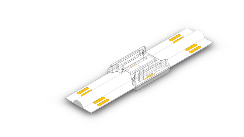 Cinta de luz LED HO4 RGB con conector directo de 10 mm