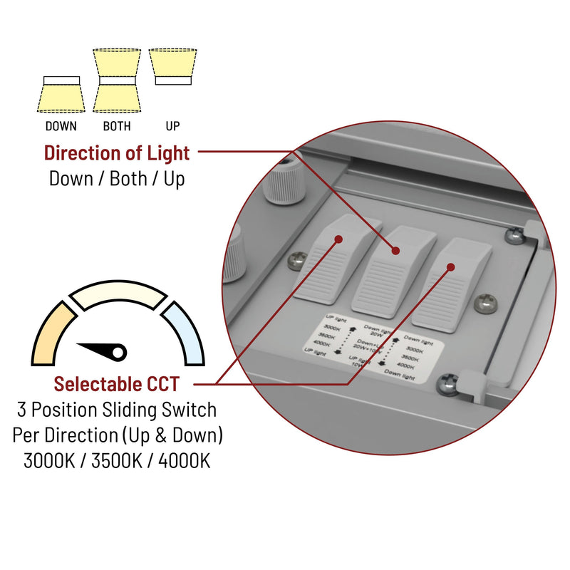 "X" Shaped L-Line LED Indirect/Direct, Selectable CCT - Step 1 Dezigns