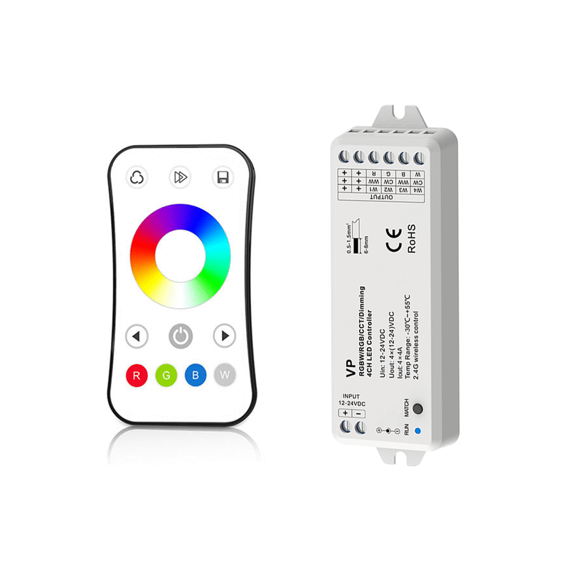 LED RGBW Controller Kit 12-24V - Step 1 Dezigns