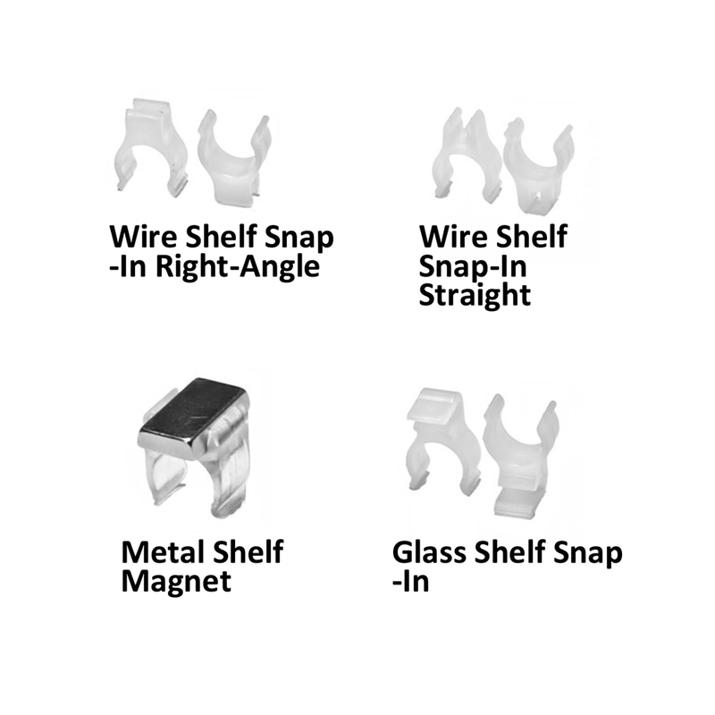 Clips de montaje para barras de luz LED ultradelgadas