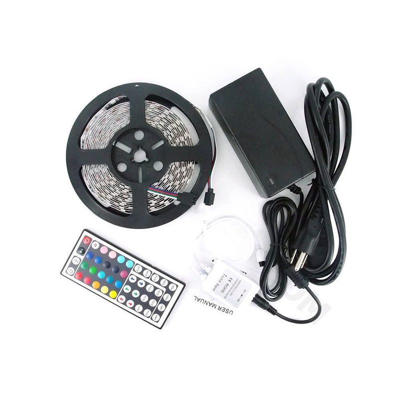 LED RGB Tape Light Kits 12V DC 16 ft Reel - Step 1 Dezigns