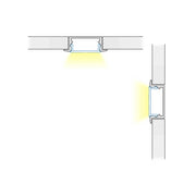 LED Slim Top Flange Aluminum Channel - Step 1 Dezigns