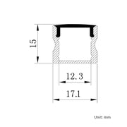LED Deep Surface Aluminum Channel - Step 1 Dezigns