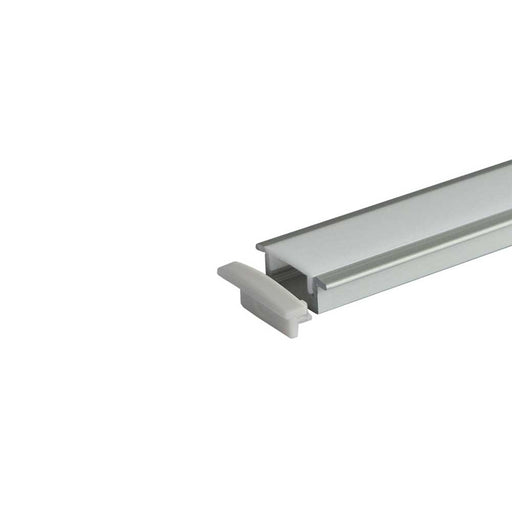 EL-CH-101 LED Slim Top Flange Aluminum Channel End Caps - Step 1 Dezigns