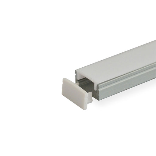 EL-CH-102 LED Slim Surface Aluminum Channel End Caps - Step 1 Dezigns