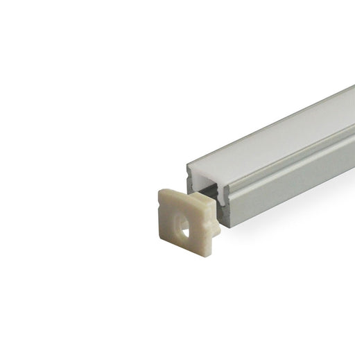 EL-CH-105 LED Mini Square Aluminum Channel End Caps - Step 1 Dezigns