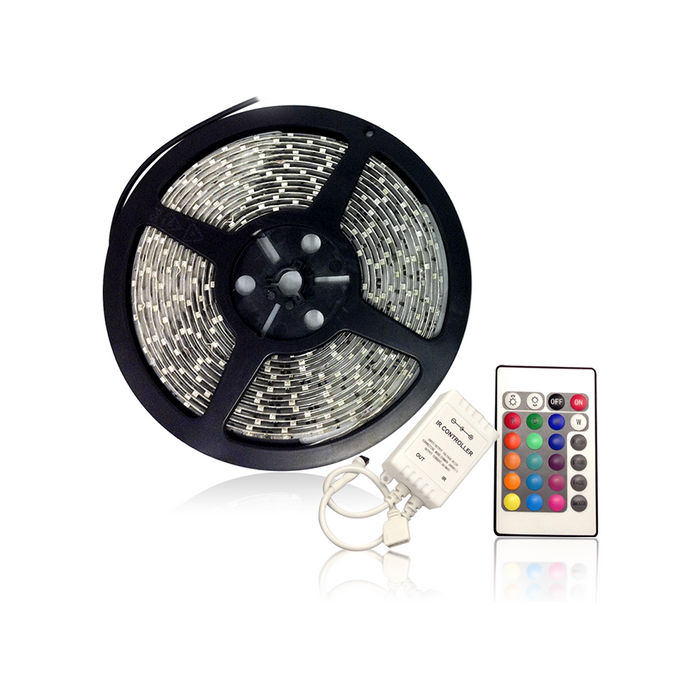 LED Single Color Chasing Tape Light Kits 12V DC 16 ft Reel - Step 1 Dezigns