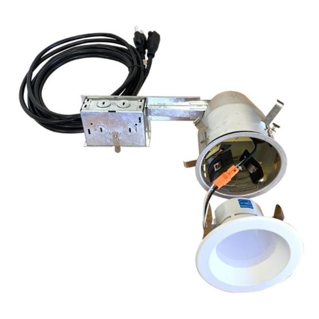 4 in. LED Recessed Daisy Chain Light Kit - IC Airtight - step-1-dezigns