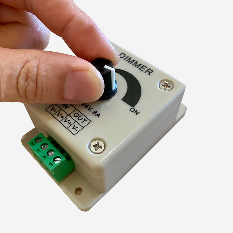 LED Rotary Knob Dimmer Switch 12 or 24V - Step 1 Dezigns