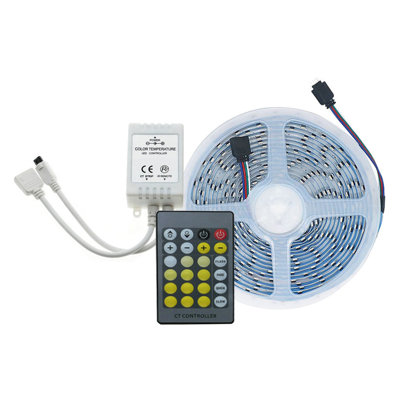 LED Tunable White Tape Lights 12V DC 16 ft Reel - Step 1 Dezigns