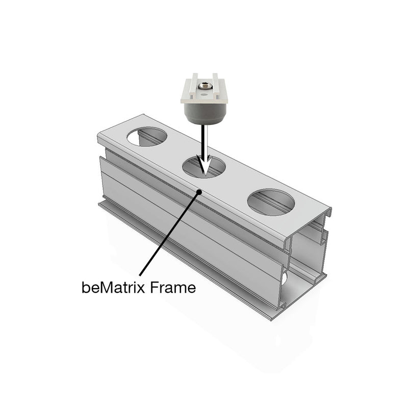 LED Arm Light BeMatrix Mounting Clip - Step 1 Dezigns