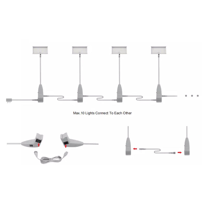 LED Linkable Display Arm Light - Step 1 Dezigns