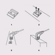 EL-157LED LED High Output Arm Light Flat Mounting Clip - Step 1 Dezigns