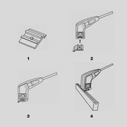 EL-157LED LED High Output Arm Light Universal Mounting Clip - Step 1 Dezigns