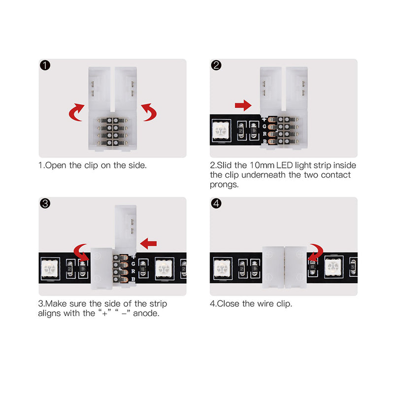 RGB LED Clip-On Direct Joiner - step-1-dezigns