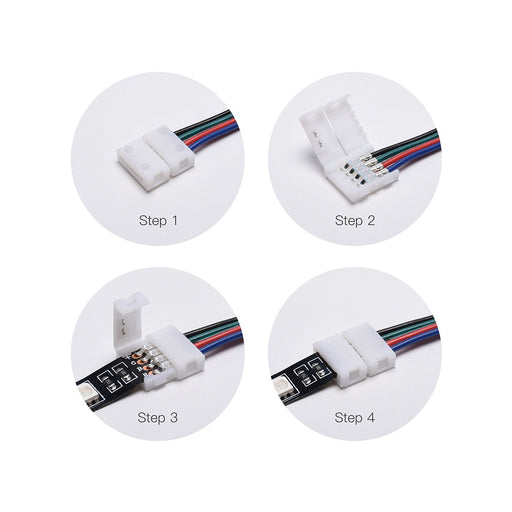 RGB LED Clip-On Splice Power Feed - step-1-dezigns
