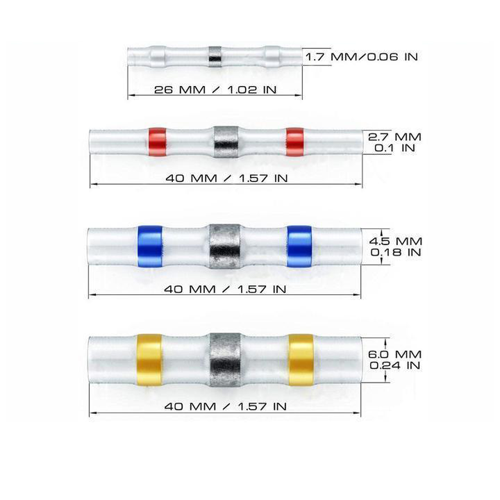 Heat Shrink Solderless Wire Butt Connectors - step-1-dezigns