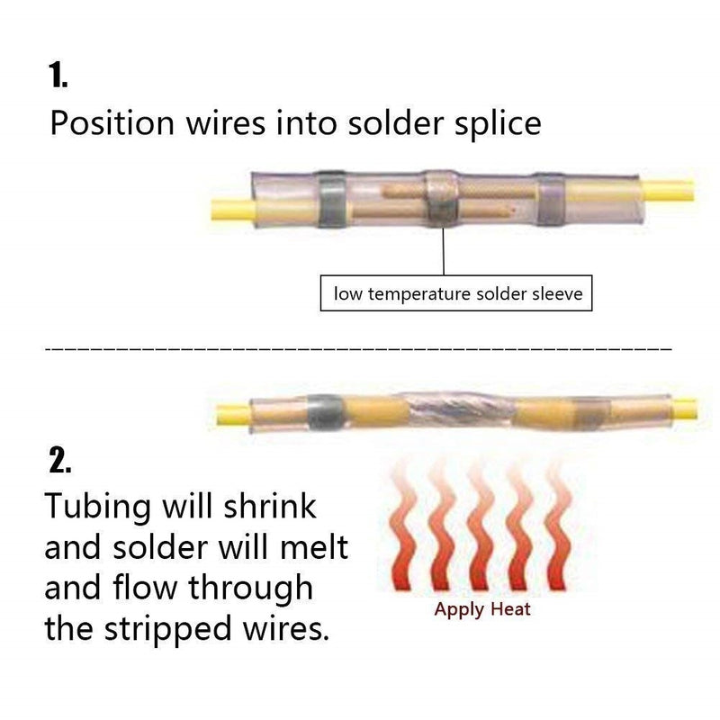 Heat Shrink Solderless Wire Butt Connectors - step-1-dezigns