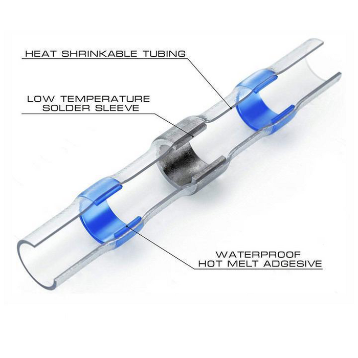 Heat Shrink Solderless Wire Butt Connectors - step-1-dezigns