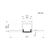 LED Mud-In Recessed Aluminum Channel - step-1-dezigns