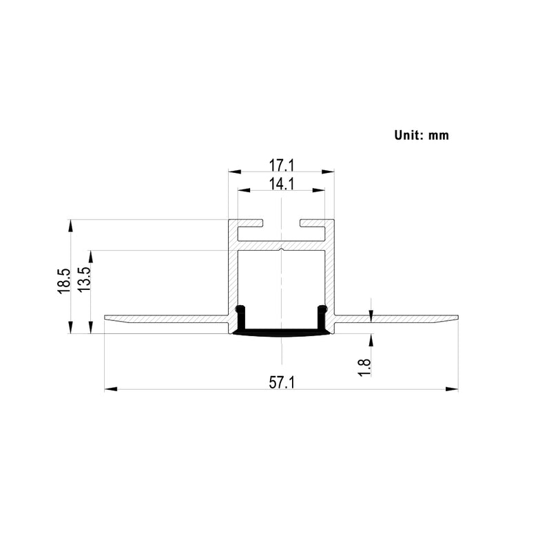 LED Mud-In Recessed Aluminum Channel - step-1-dezigns