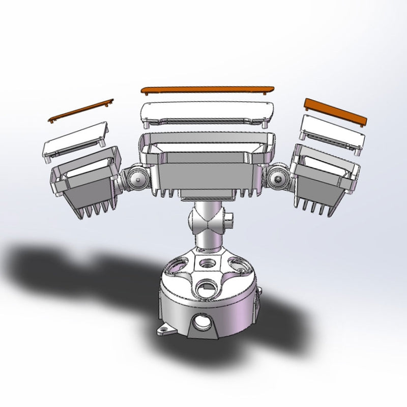 LED Flat Dual Head CCT Motion Security Lights - step-1-dezigns