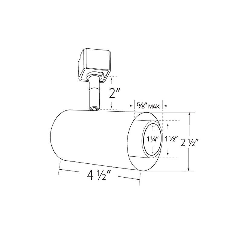 LED Sylo Track Head with Adjustable Focus Module - Step 1 Dezigns
