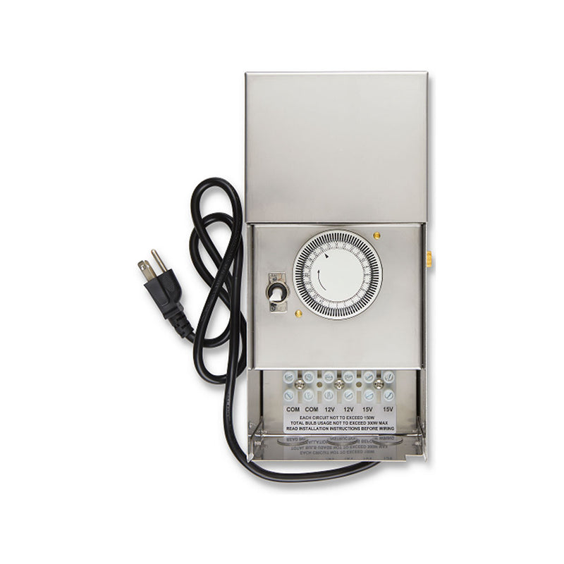 Magnetic Outdoor MT Stainless Steel Landscape Transformers 75/100/200/300W 12V/15V AC