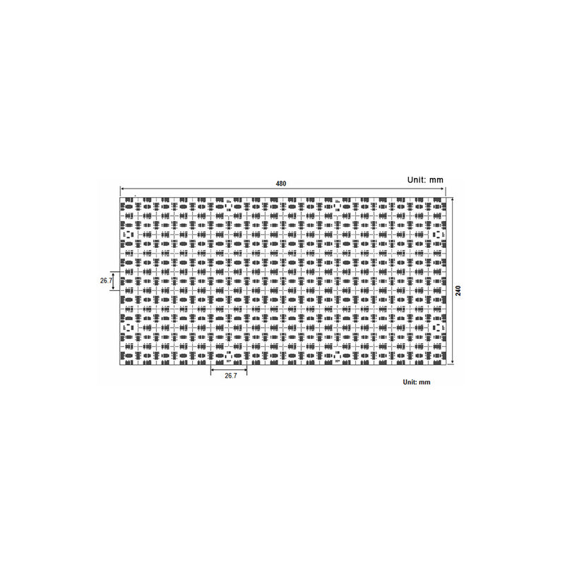 LED CCT Flex Grid Light Sheet - Step 1 Dezigns