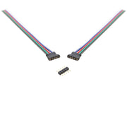 RGBW LED Extension Wires with 5 Pin Connectors - step-1-dezigns