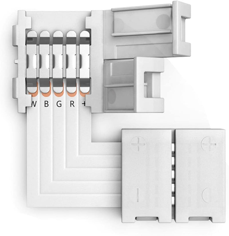 L-Shape LED RGBW Strip Light 5-Pin Connector - Step 1 Dezigns