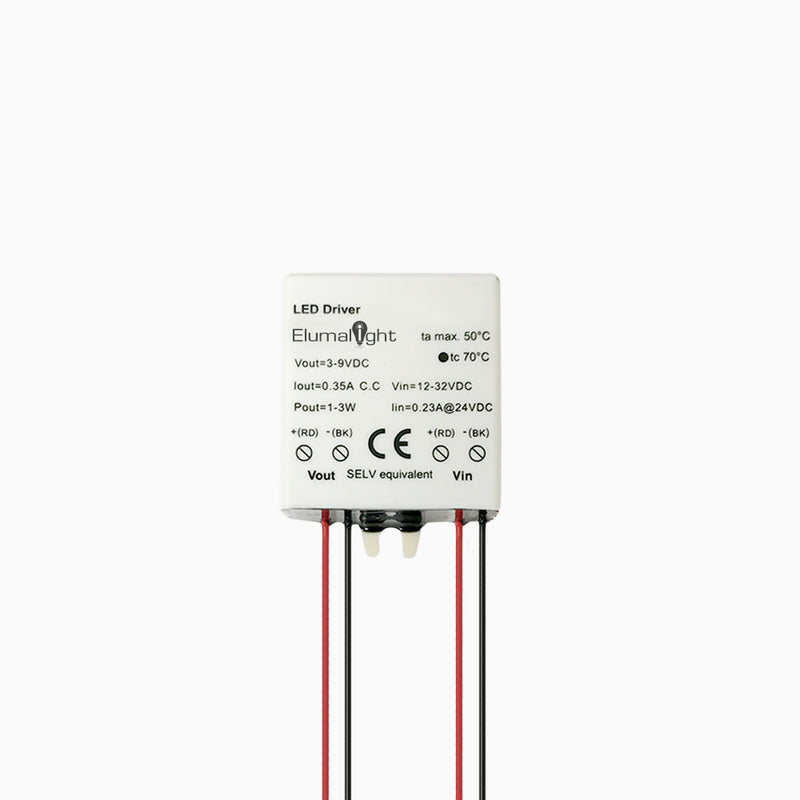 12V DC to 350mA 1-3 Watt LED Power Converter - Step 1 Dezigns