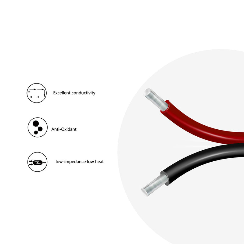 2-Pin Clip-On Connector LED Tape Power Feeds - 6 in - step-1-dezigns