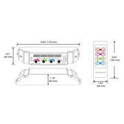 LED RGBW Rotary Knob Controller with Remote - Step 1 Dezigns