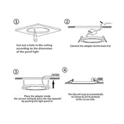 LED Round Slim Panel Lights - Step 1 Dezigns