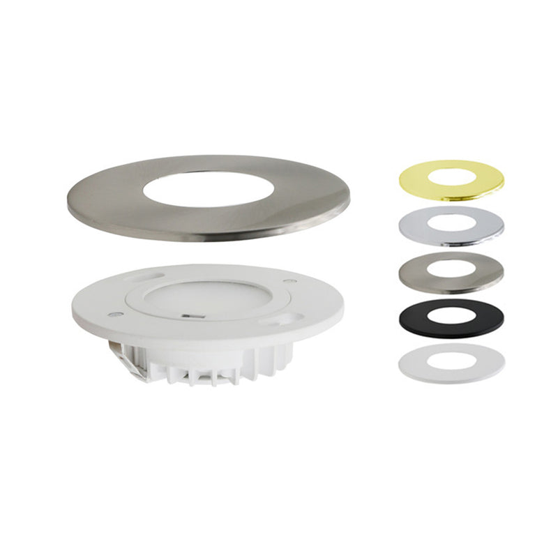 LED CCT Selectable Round Puck Lights - Step 1 Dezigns