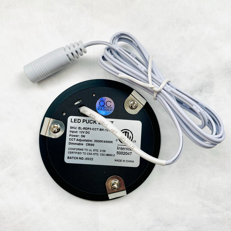 LED CCT Round Puck Lights 12V or 24V DC - Step 1 Dezigns