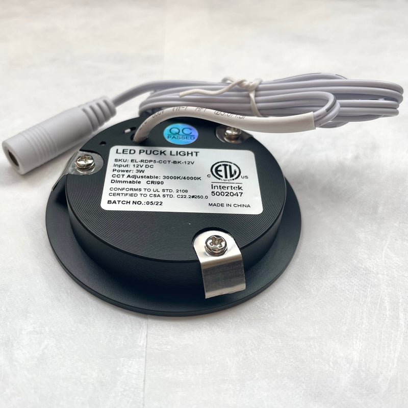 LED CCT Round Puck Lights 12V or 24V DC - Step 1 Dezigns