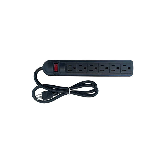 6-Outlet Power Strip Surge Protector with 3 ft Cord