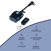 LED Outdoor On/Off Switch with Wireless Remote - Step 1 Dezigns