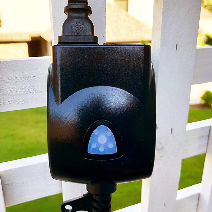 Waterproof Outdoor LED Light Wireless Remote Control Outlet Power