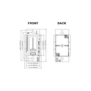12V DC 60W or 24V DC 100W LED Dimmer+Driver Switch - step-1-dezigns