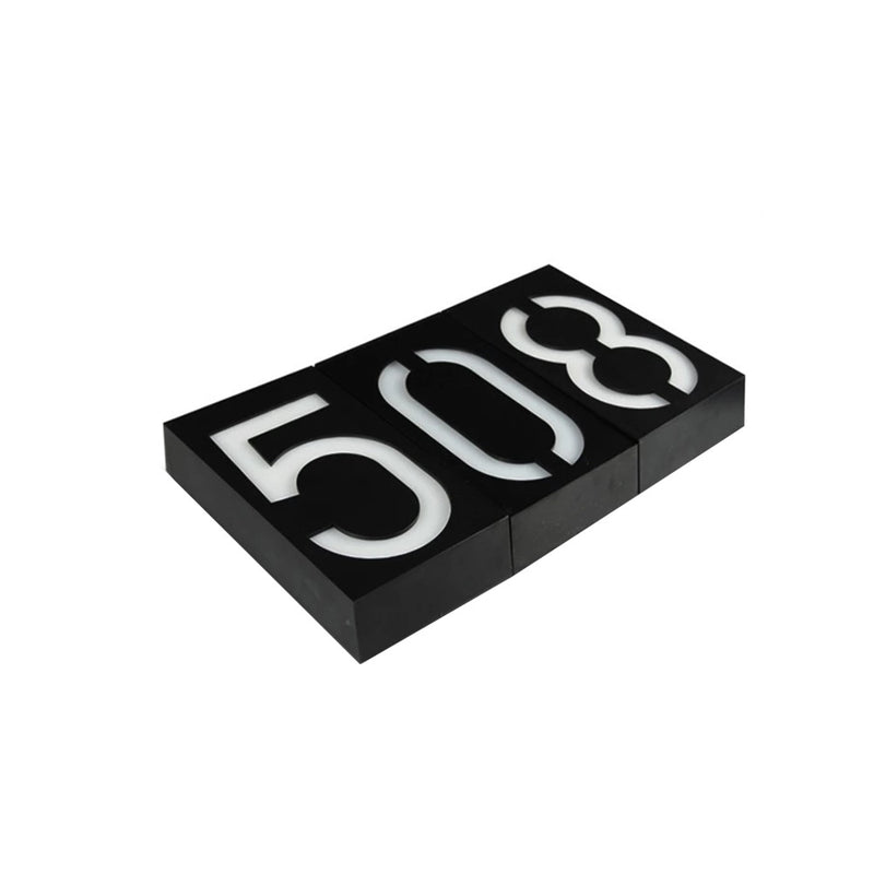 LED Solar Wall Number Lights - step-1-dezigns