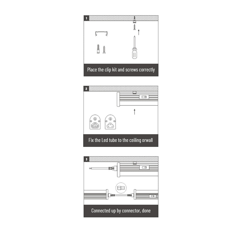 LED CCT Selectable T5 Integrated Light Bar 100-277V AC - Step 1 Dezigns