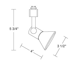 LED PAR Classic Cone Track Heads - step-1-dezigns