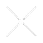 H-Style Track Four-Way X-Connector - step-1-dezigns