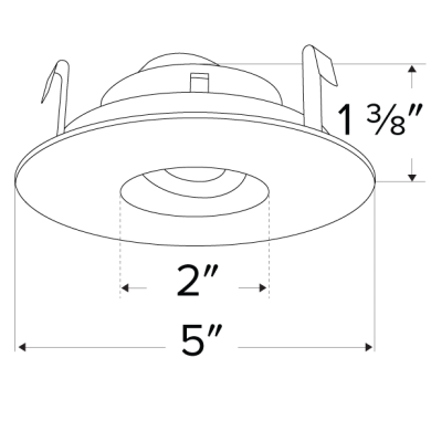 3 and 4 in. Koto Round Adjustable Pinhole Trims - step-1-dezigns