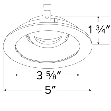 3 and 4 in. Koto Round Adjustable Gimbal Trims - step-1-dezigns